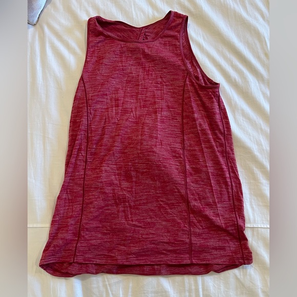 lululemon athletica Tops - Lululemon Open Back Tank, Red, size 4